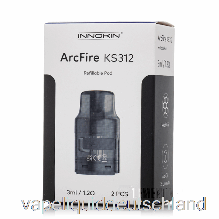 Innokin Arcfire Ersatz-Pods 1,2 Ohm Pods Vape Liquid